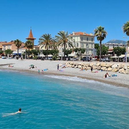 Studio De La Plage - Mer, Terrasse Et Garage Cagnes-sur-Mer Bagian luar foto